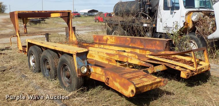 image for item DD5364 Shop built utility trailer