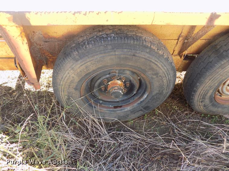 image for item DD5364 Shop built utility trailer