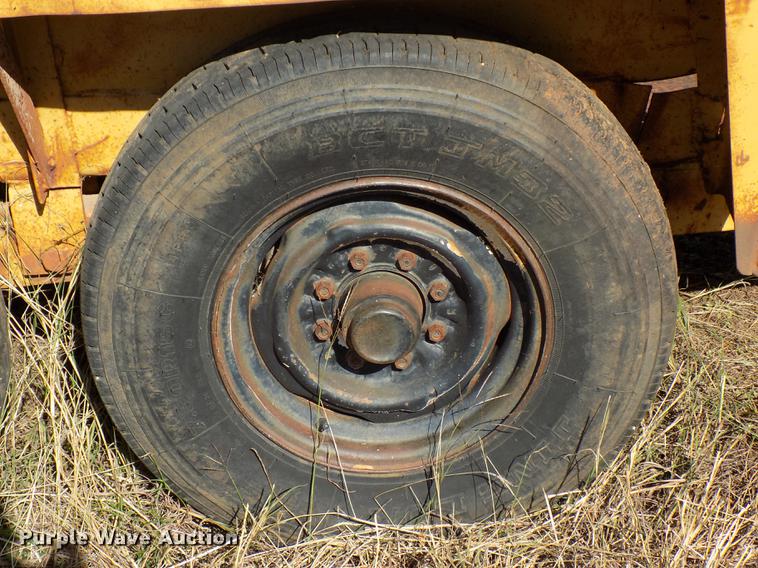 image for item DD5364 Shop built utility trailer