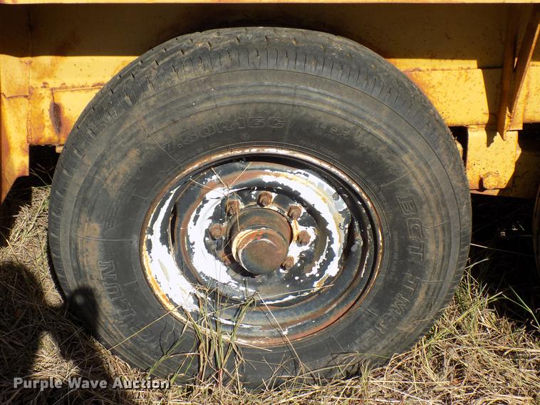 image for item DD5364 Shop built utility trailer