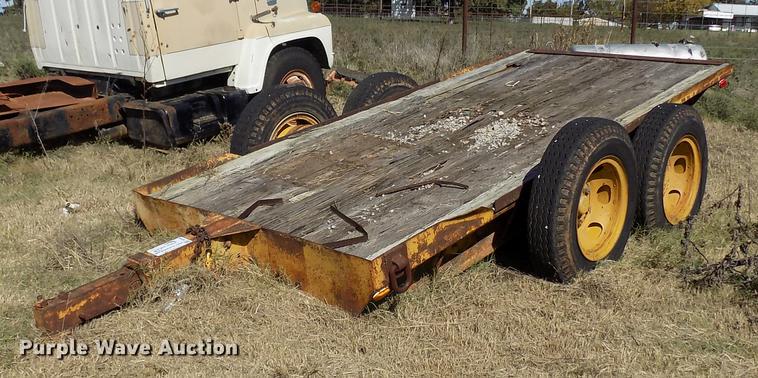 image for item DD5368 Shop built utility trailer