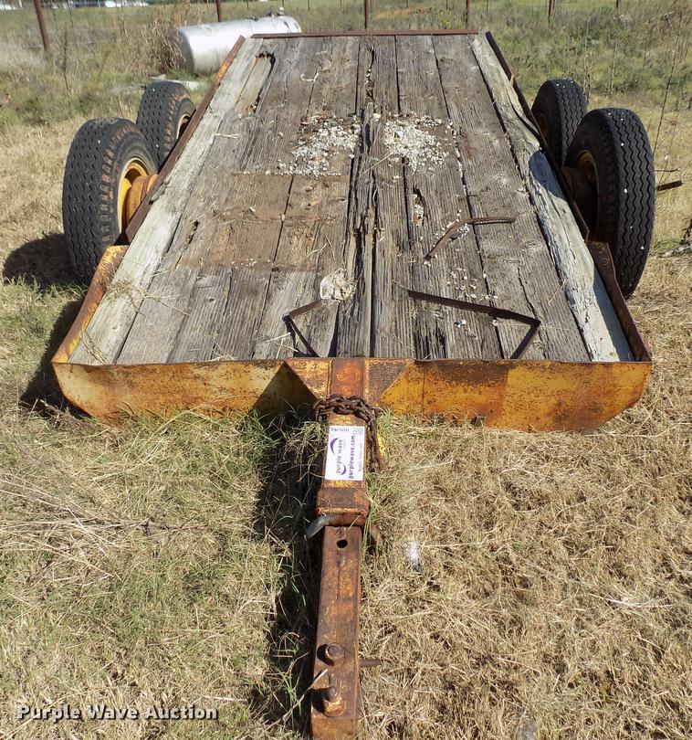 image for item DD5368 Shop built utility trailer