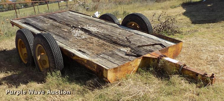 image for item DD5368 Shop built utility trailer