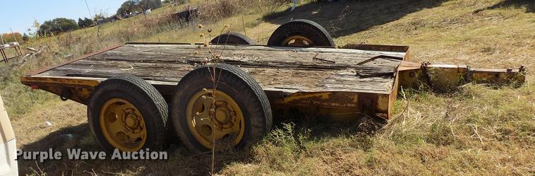 image for item DD5368 Shop built utility trailer