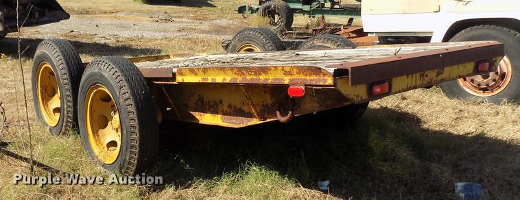image for item DD5368 Shop built utility trailer