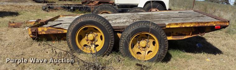 image for item DD5368 Shop built utility trailer