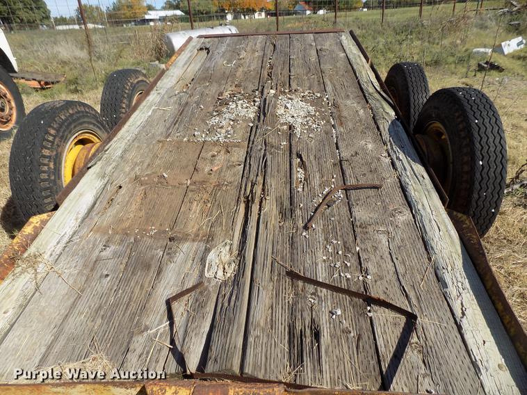 image for item DD5368 Shop built utility trailer