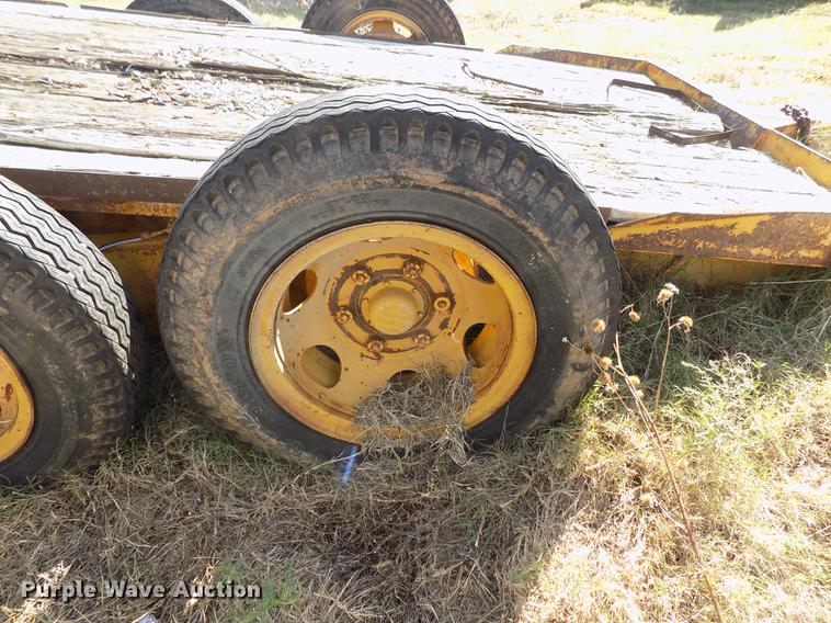 image for item DD5368 Shop built utility trailer
