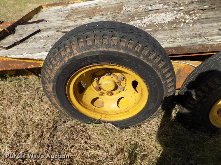 image for item DD5368 Shop built utility trailer