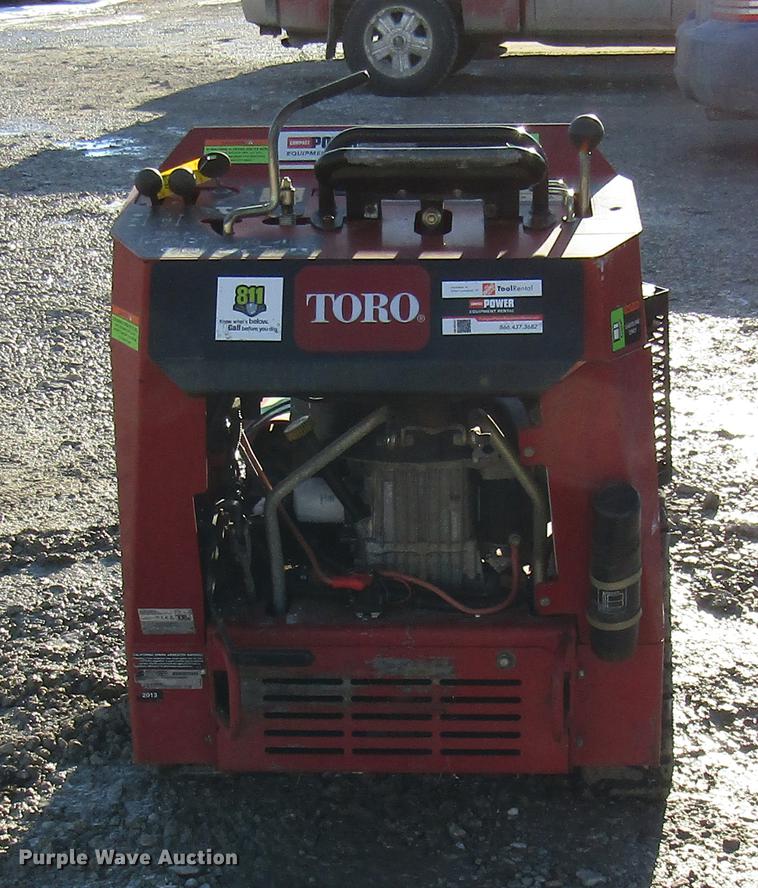 image for item DE5926 2013 Toro TRX20 trencher and trailer