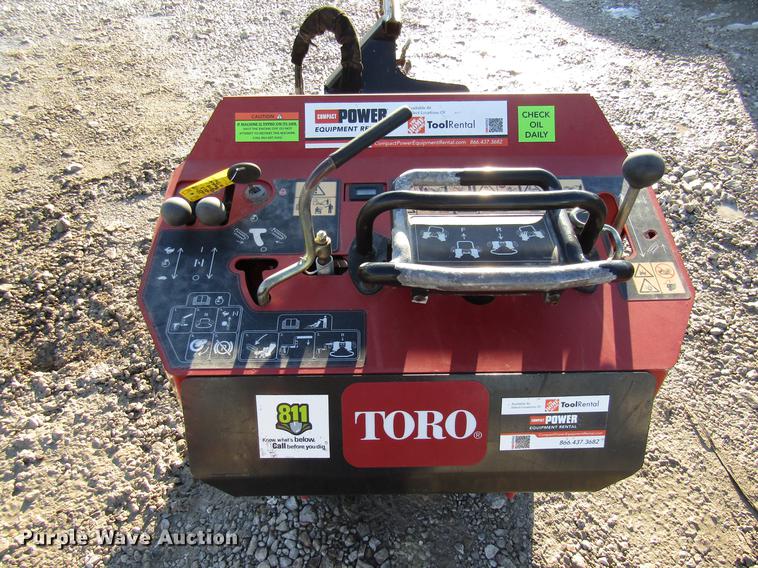 image for item DE5926 2013 Toro TRX20 trencher and trailer