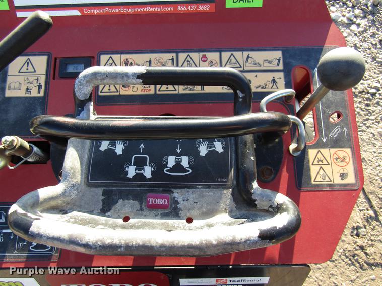 image for item DE5926 2013 Toro TRX20 trencher and trailer