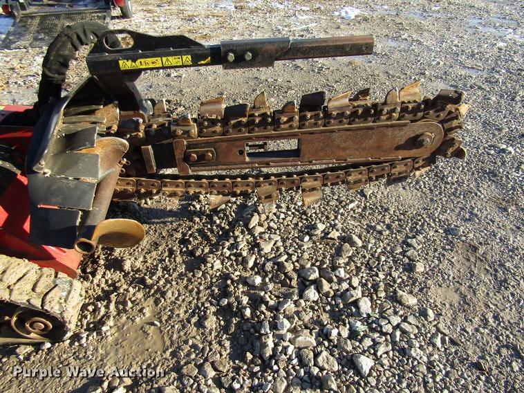 image for item DE5926 2013 Toro TRX20 trencher and trailer
