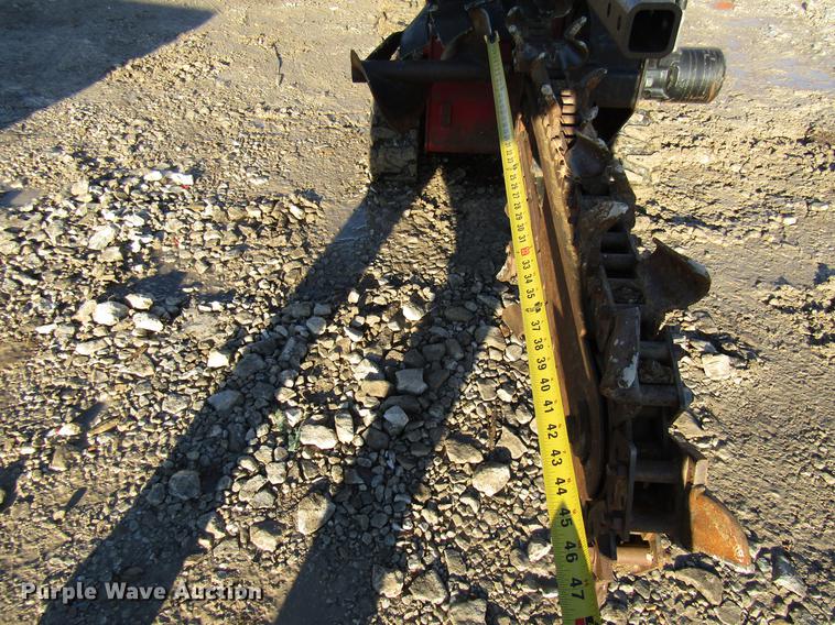 image for item DE5926 2013 Toro TRX20 trencher and trailer