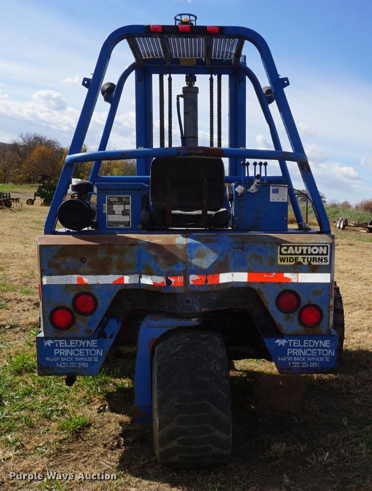 image for item DF1522 1996 Teledyne Princeton D5000 piggyback forklift