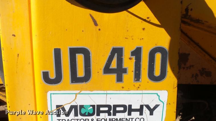 image for item DG2784 John Deere JD410 backhoe