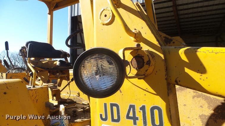 image for item DG2784 John Deere JD410 backhoe