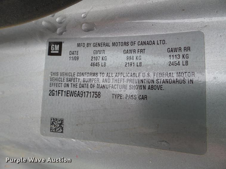 image for item DX9710 2010 Chevrolet Camaro