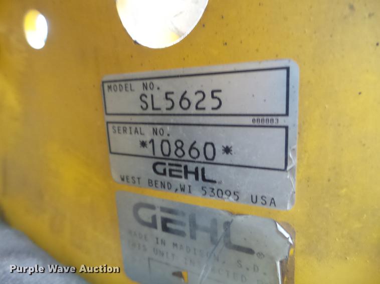 image for item DX9718 1996 Gehl SL5625 skid steer