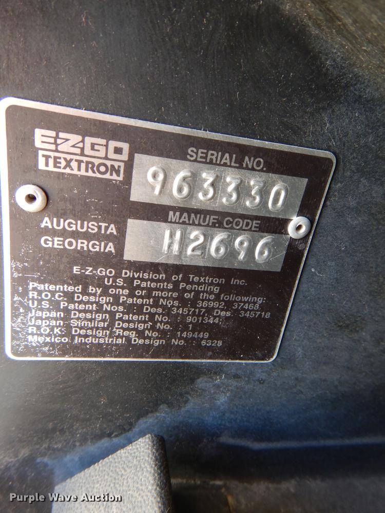 image for item EA9002 1996 Ez-go TXT golf cart