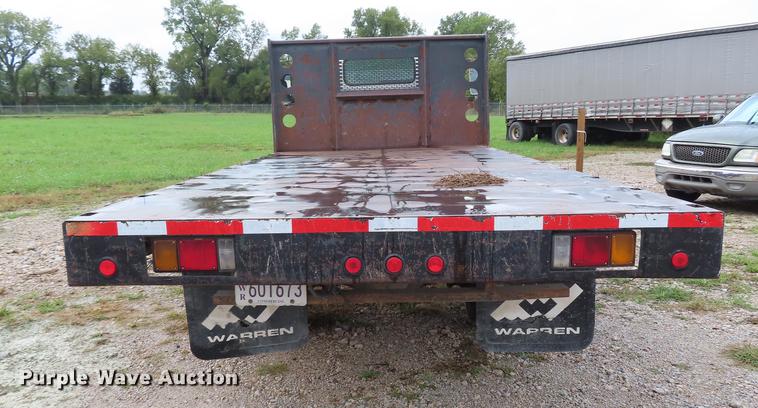 image for item EI9985 1993 Isuzu NPR dump flatbed truck