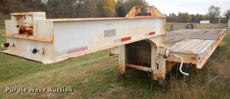 image for item EW9572 1985 Liddell Birmingham tilt deck equipment trailer