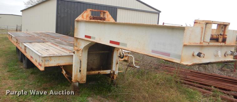 image for item EW9572 1985 Liddell Birmingham tilt deck equipment trailer