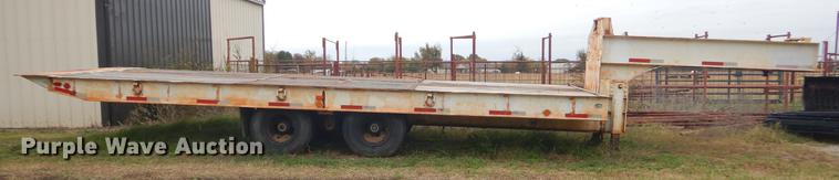 image for item EW9572 1985 Liddell Birmingham tilt deck equipment trailer