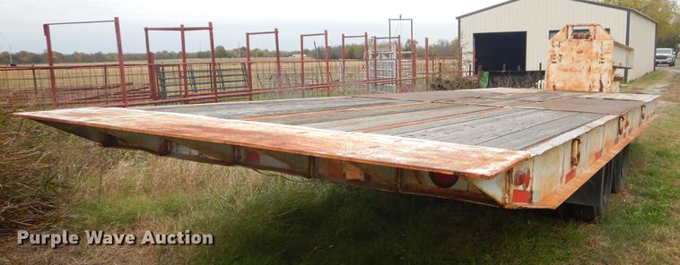 image for item EW9572 1985 Liddell Birmingham tilt deck equipment trailer