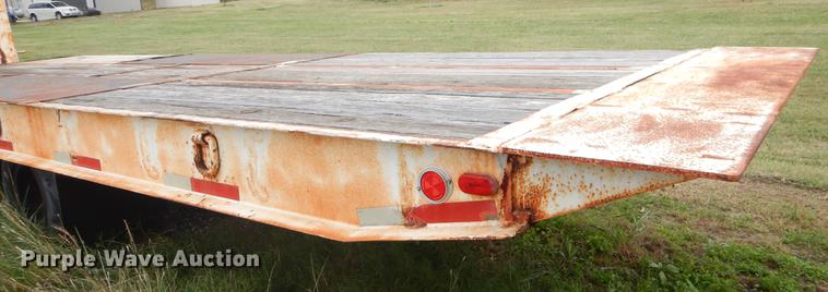 image for item EW9572 1985 Liddell Birmingham tilt deck equipment trailer