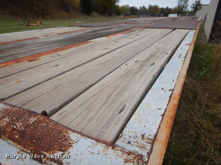 image for item EW9572 1985 Liddell Birmingham tilt deck equipment trailer