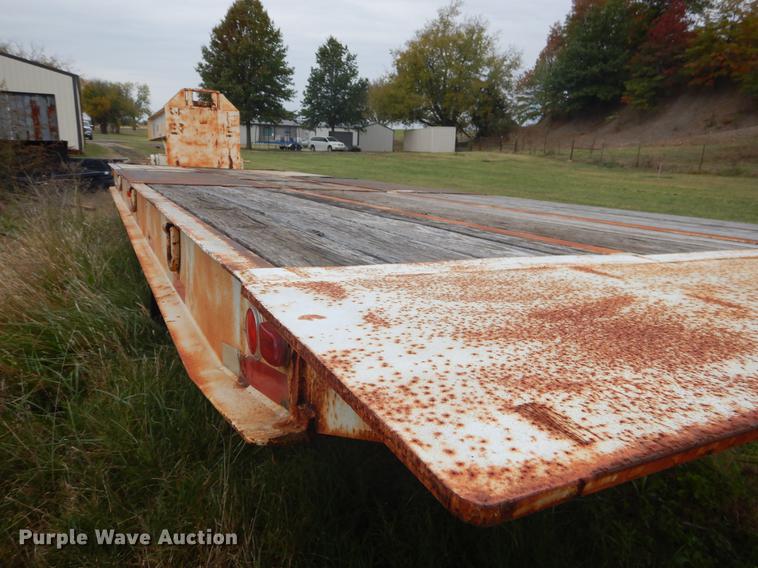 image for item EW9572 1985 Liddell Birmingham tilt deck equipment trailer