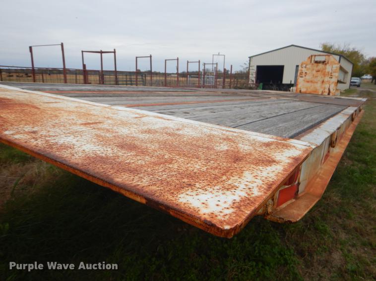 image for item EW9572 1985 Liddell Birmingham tilt deck equipment trailer