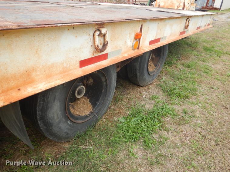 image for item EW9572 1985 Liddell Birmingham tilt deck equipment trailer