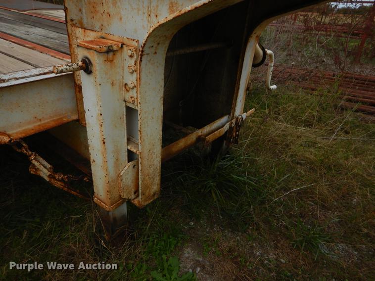 image for item EW9572 1985 Liddell Birmingham tilt deck equipment trailer