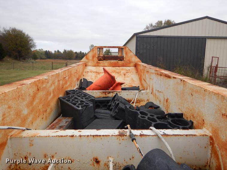 image for item EW9572 1985 Liddell Birmingham tilt deck equipment trailer