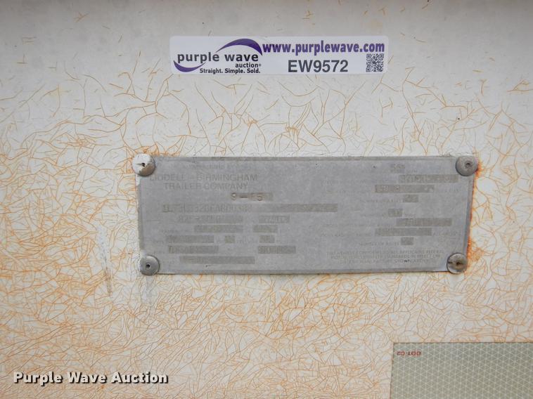 image for item EW9572 1985 Liddell Birmingham tilt deck equipment trailer