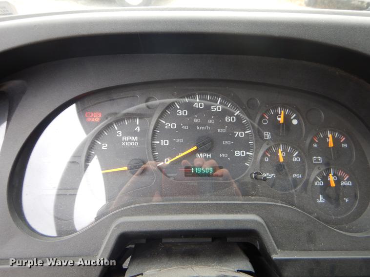 image for item EW9574 2006 GMC T7500 satellite broadcasting truck