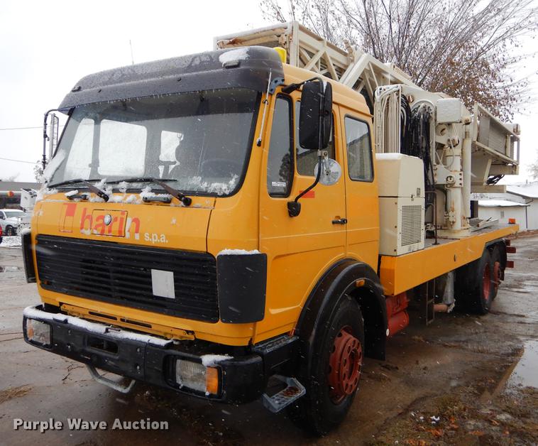 image for item EW9665 1987 Mercedes Benz bridge repair truck