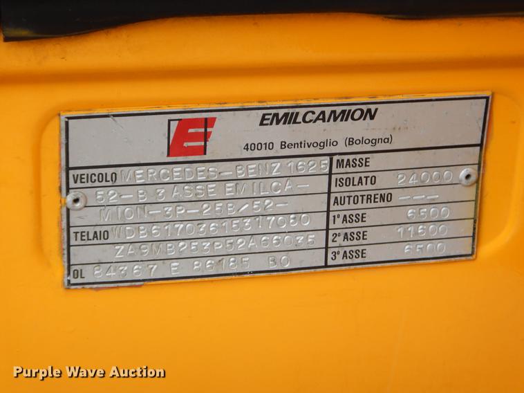 image for item EW9665 1987 Mercedes Benz bridge repair truck