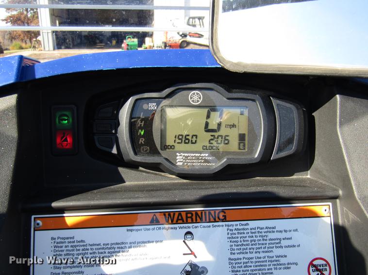 image for item FI9527 2016 Yamaha YXE700 utility vehicle