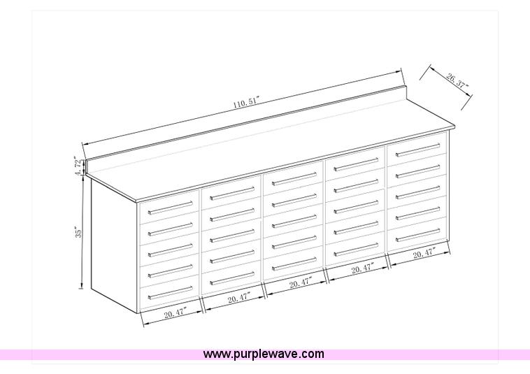 image for item G1378 Steel work bench
