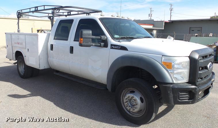 image for item AM9021 2011 Ford F450 Super Duty Crew Cab utility truck