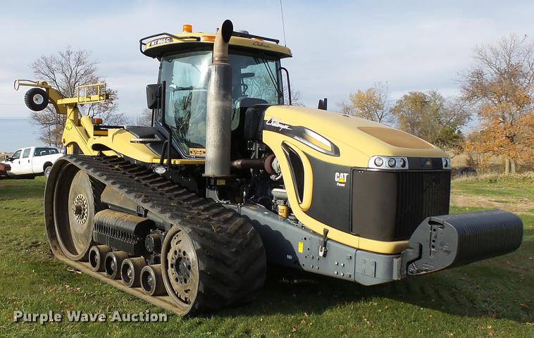 image for item DA3588 2009 Challenger MT865C tractor with tile plow