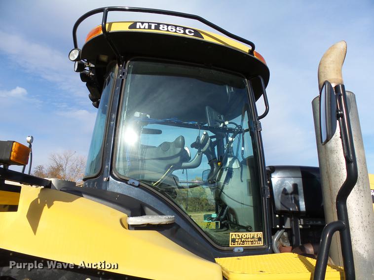 image for item DA3588 2009 Challenger MT865C tractor with tile plow