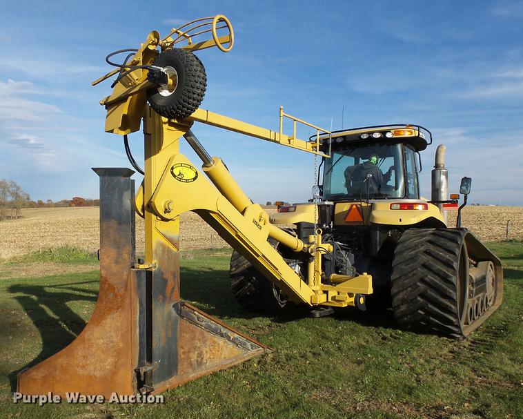 image for item DA3588 2009 Challenger MT865C tractor with tile plow