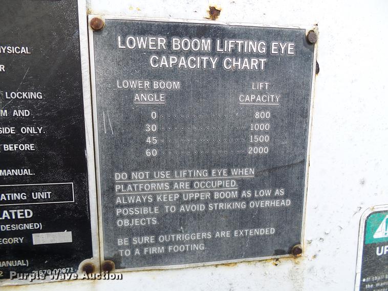 image for item DB2057 1993 International 4900 bucket truck