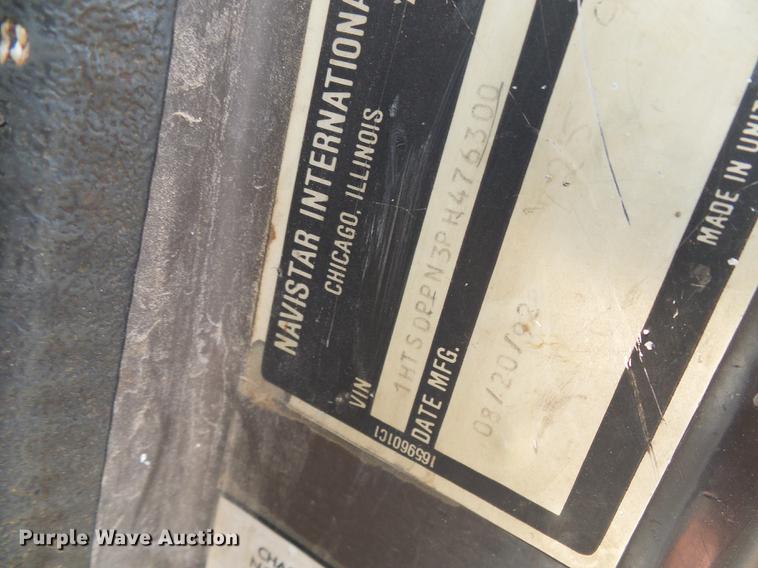 image for item DB2057 1993 International 4900 bucket truck