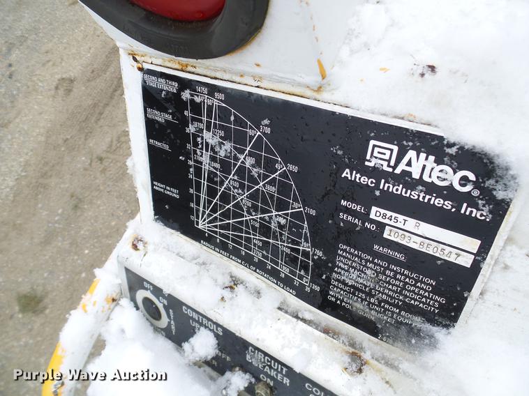 image for item DB2058 1995 International 4800 digger derrick truck