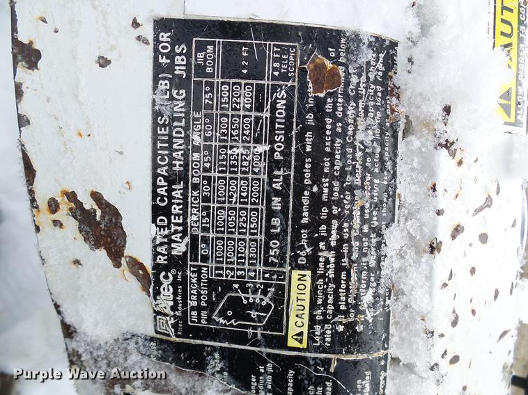 image for item DB2059 2001 Freightliner FL70 digger derrick truck